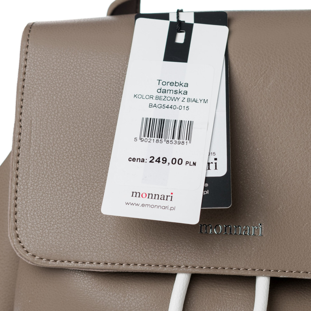 Gładki plecak damski  MONNARI