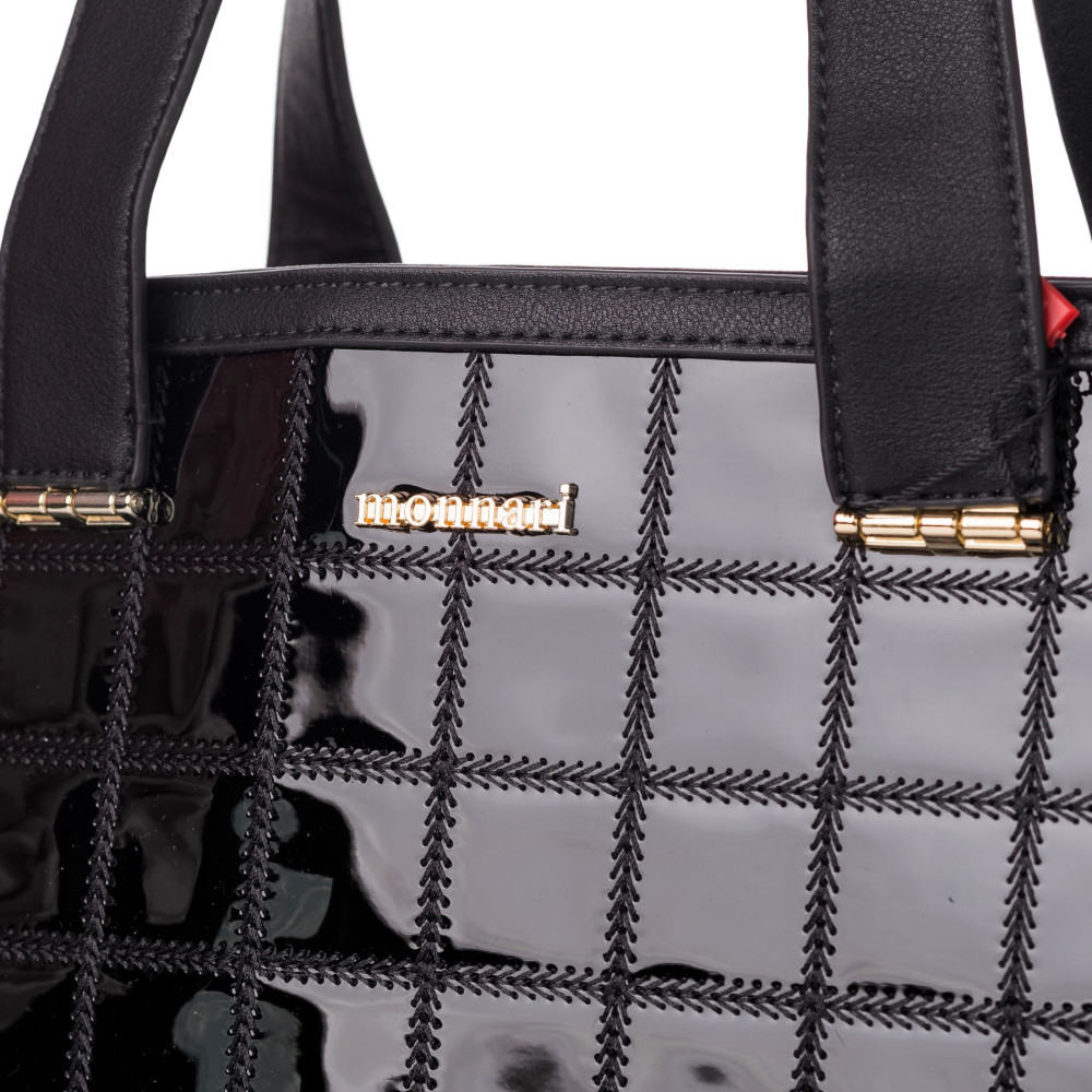 Lakierowana torba damska Damska MONNARI