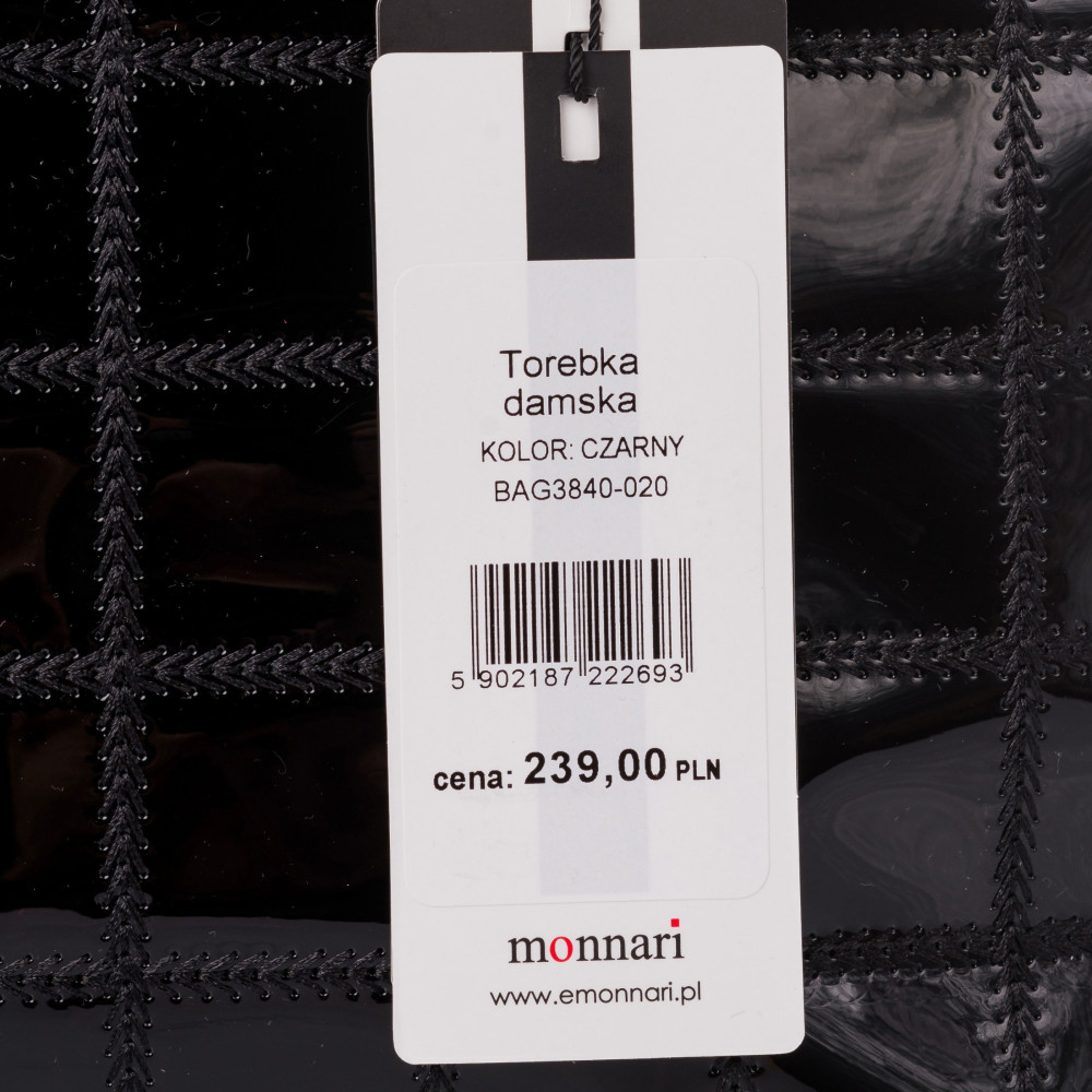 Lakierowana torba damska Damska MONNARI