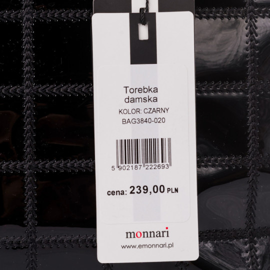 Lakierowana torba damska Damska MONNARI