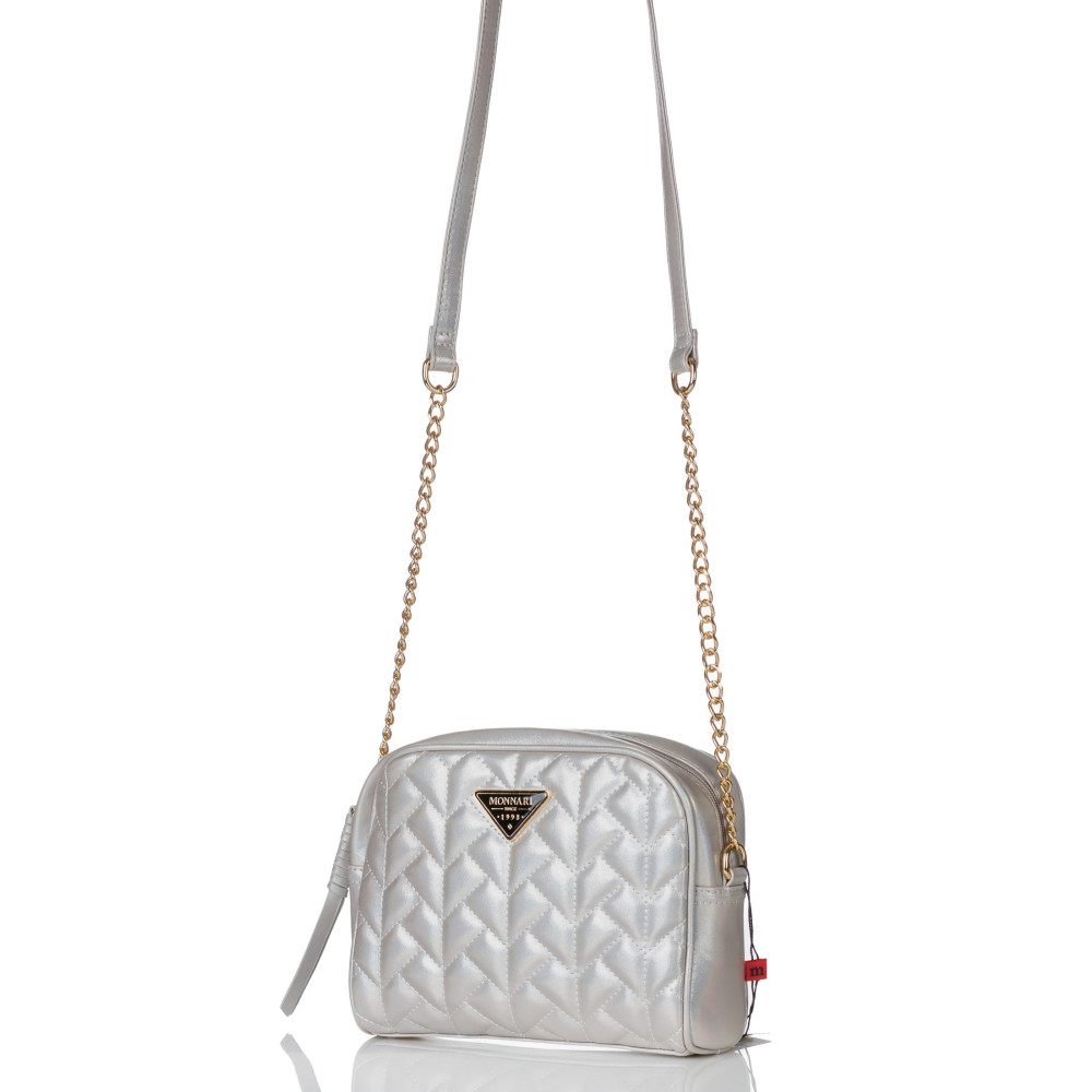 PIKOWANA LISTONOSZKA MONNARI Perłowy