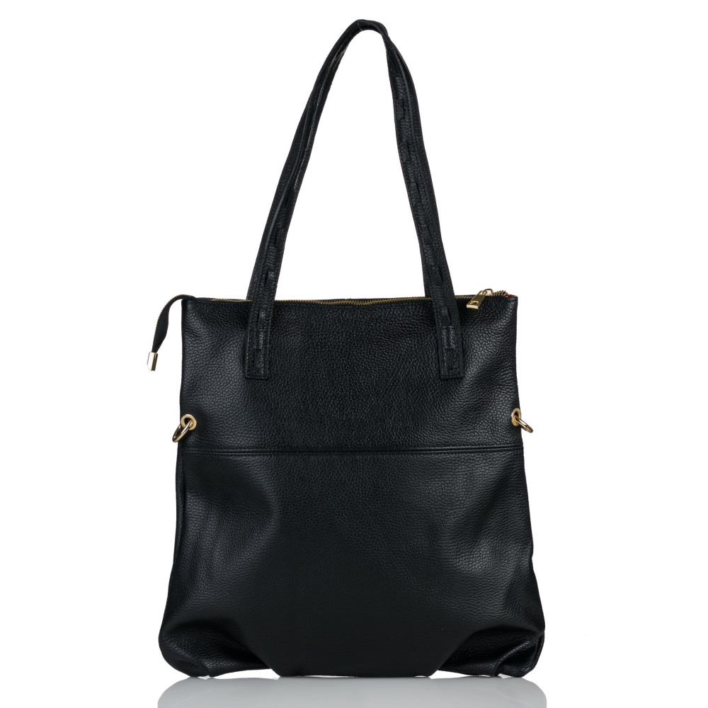 Klasyczna skórzany shopper MASSIMO CONTTI