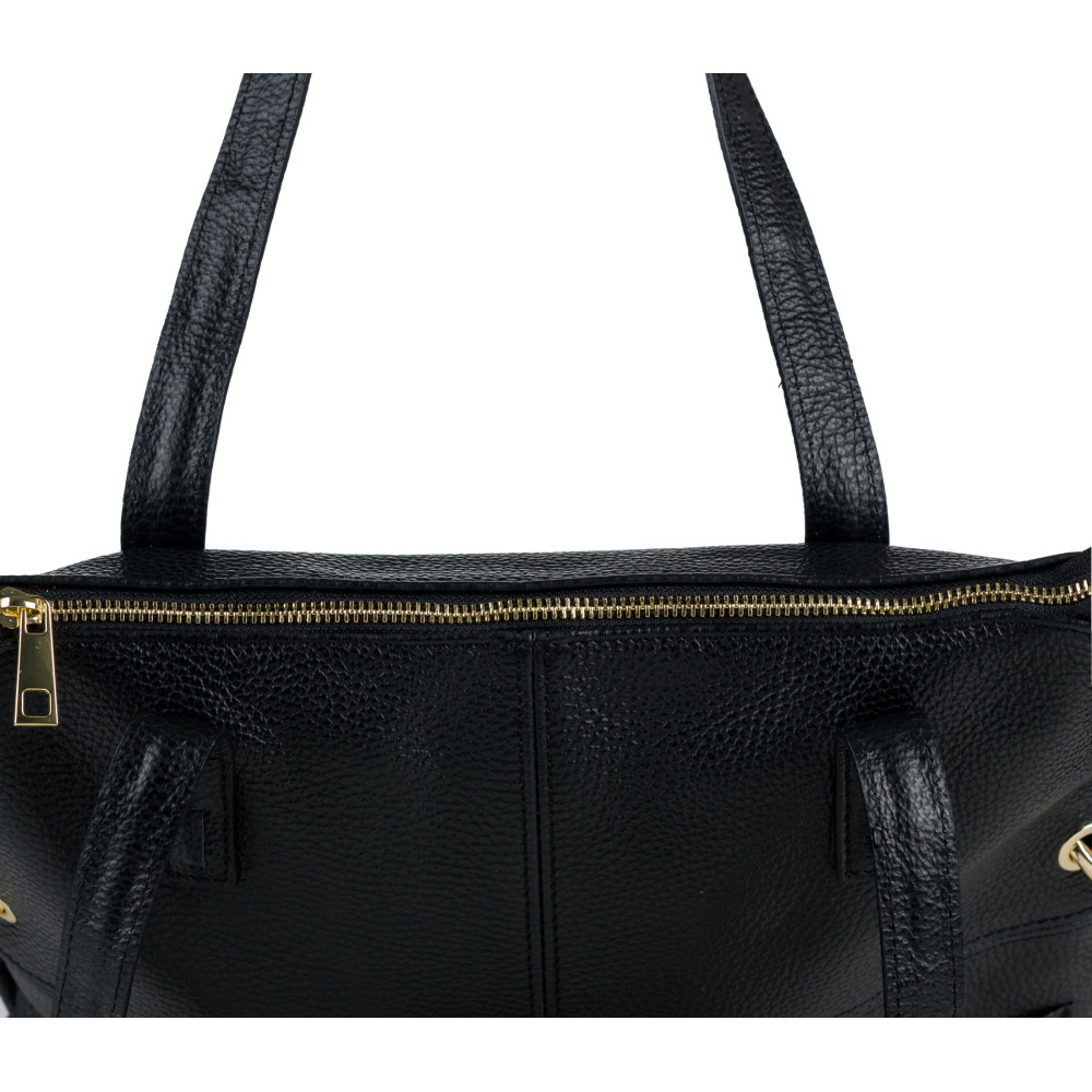 Klasyczna skórzany shopper MASSIMO CONTTI