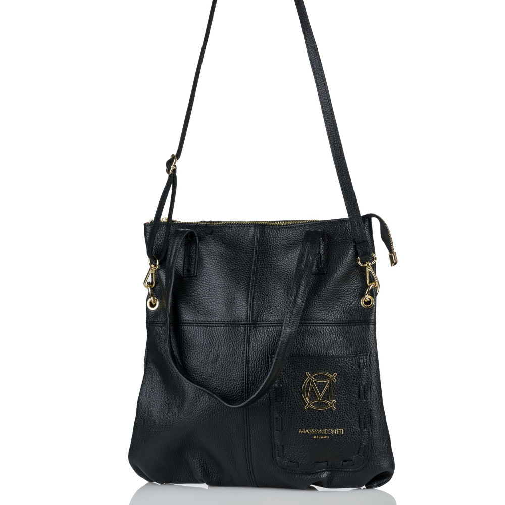 Klasyczna skórzany shopper MASSIMO CONTTI