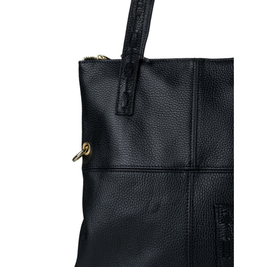 Klasyczna skórzany shopper MASSIMO CONTTI