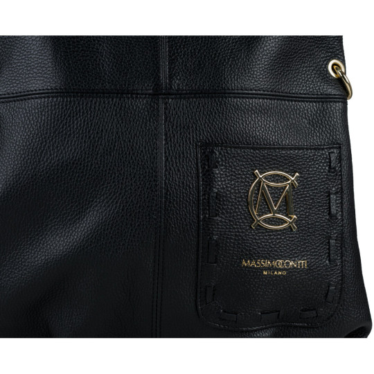 Klasyczna skórzany shopper MASSIMO CONTTI