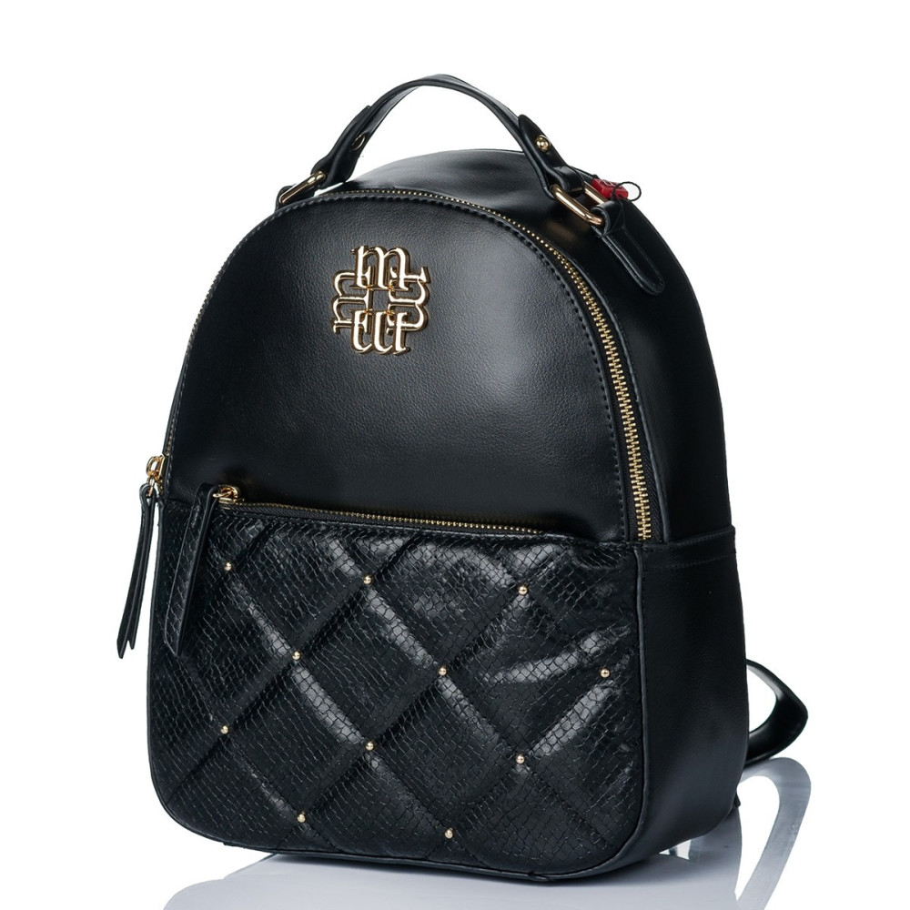 Plecak z pikowanym panelem MONNARI PREMIUM