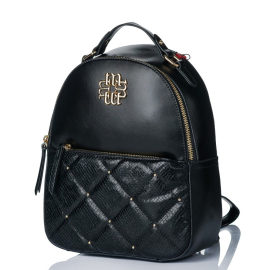 Plecak z pikowanym panelem MONNARI PREMIUM