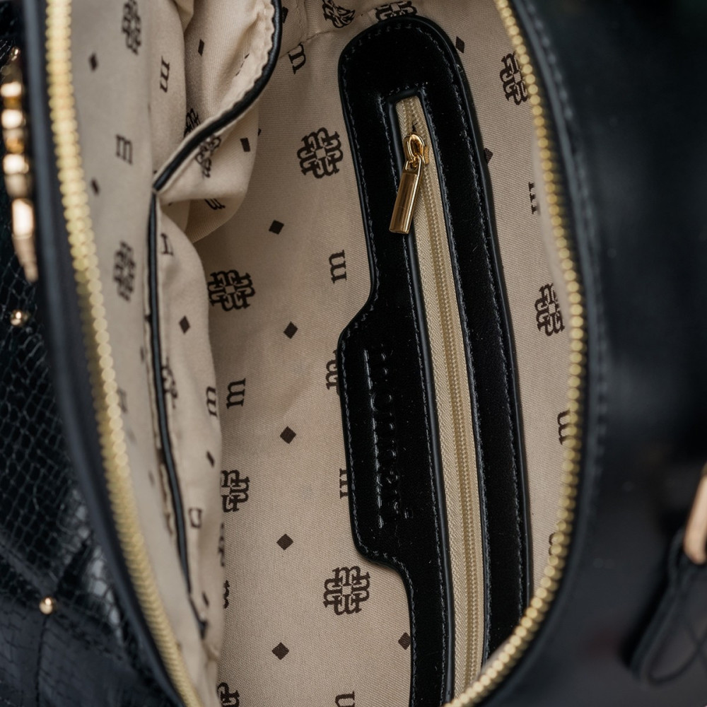 Plecak z pikowanym panelem MONNARI PREMIUM