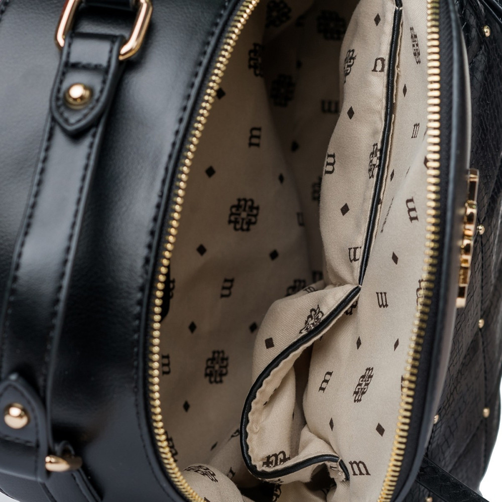 Plecak z pikowanym panelem MONNARI PREMIUM