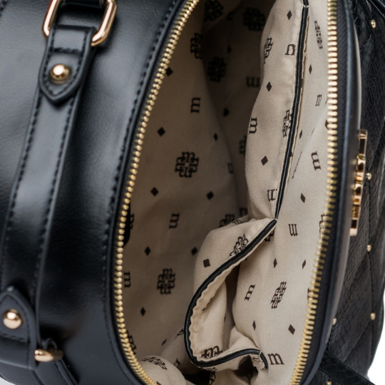 Plecak z pikowanym panelem MONNARI PREMIUM