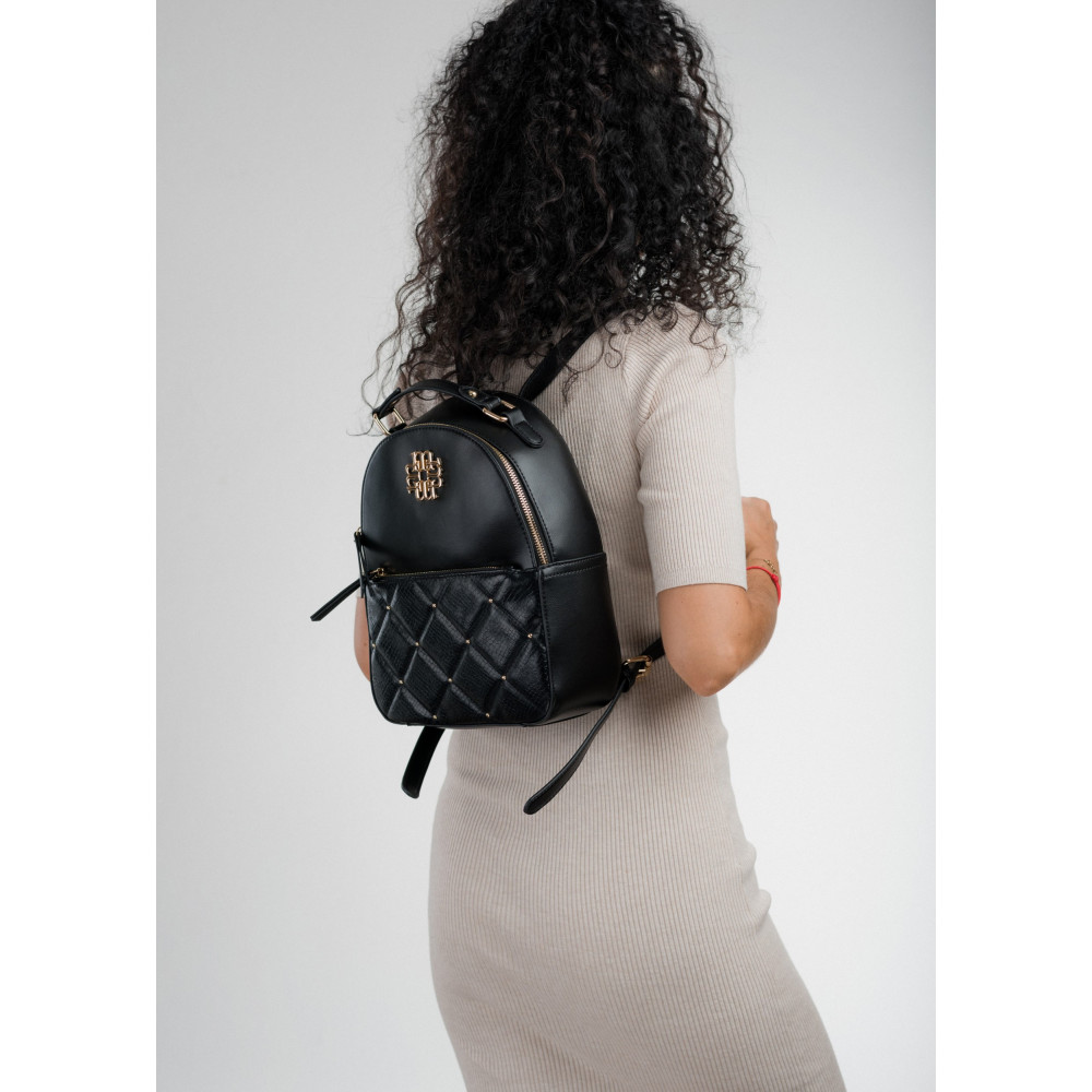 Plecak z pikowanym panelem MONNARI PREMIUM