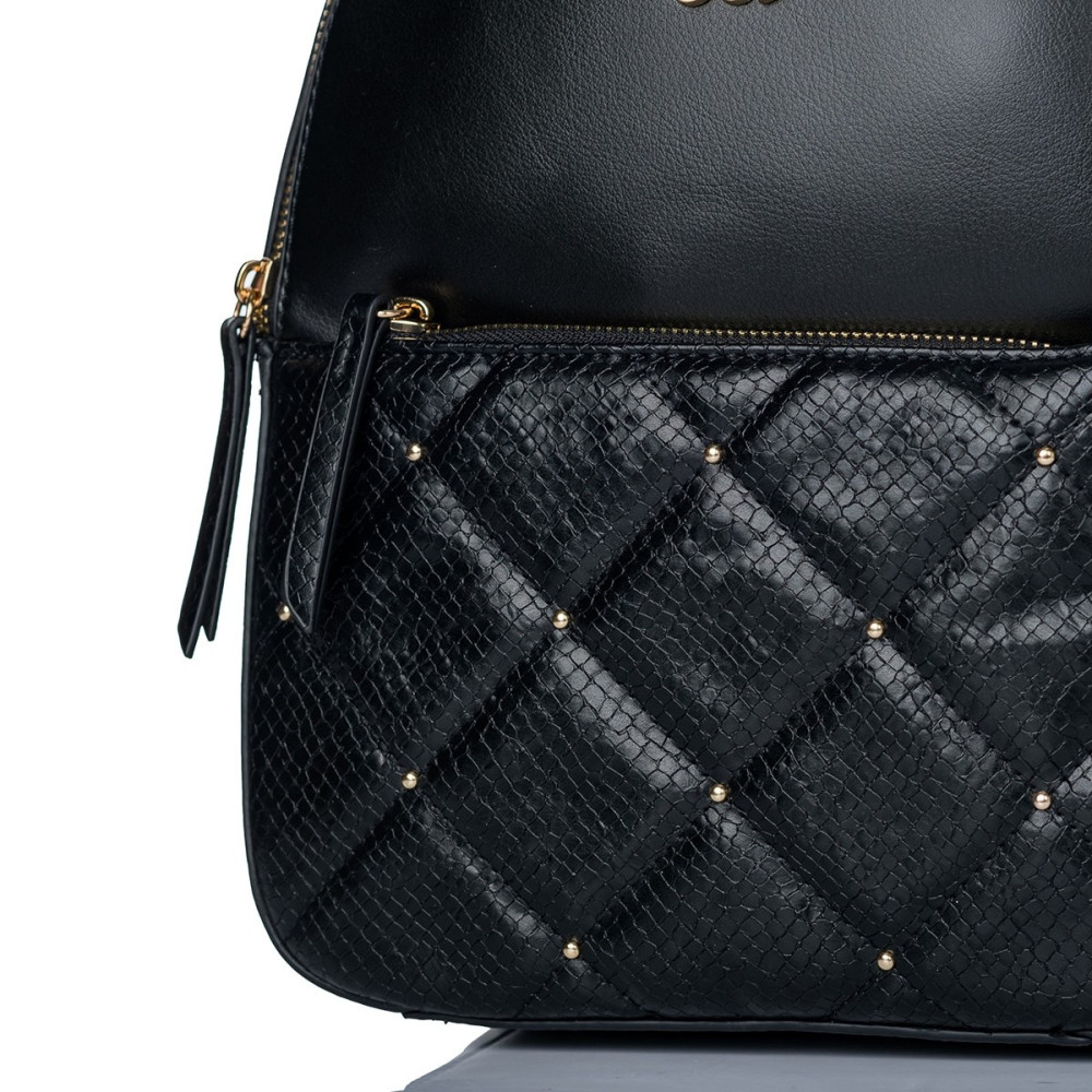 Plecak z pikowanym panelem MONNARI PREMIUM