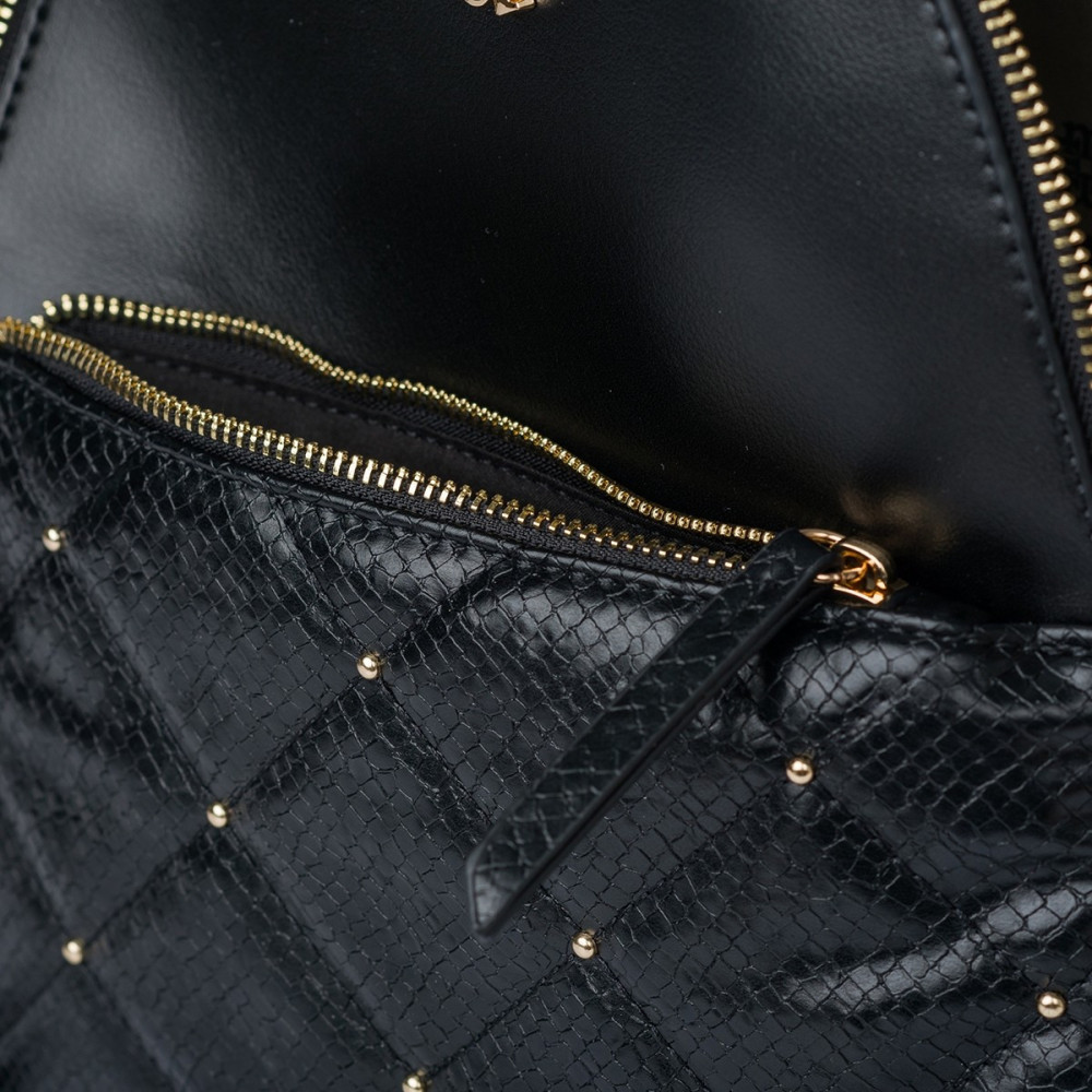 Plecak z pikowanym panelem MONNARI PREMIUM