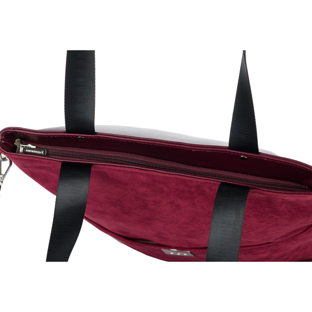 Praktyczna Torba Shopper Zamszowa MONNARI