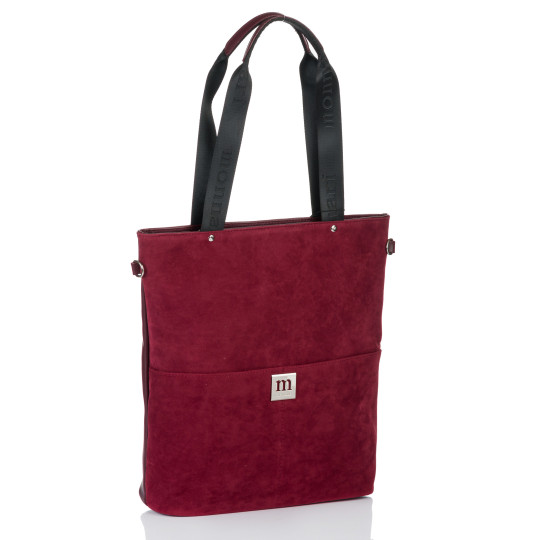 Praktyczna Torba Shopper Zamszowa MONNARI