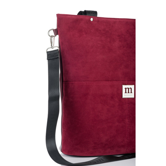 Praktyczna Torba Shopper Zamszowa MONNARI