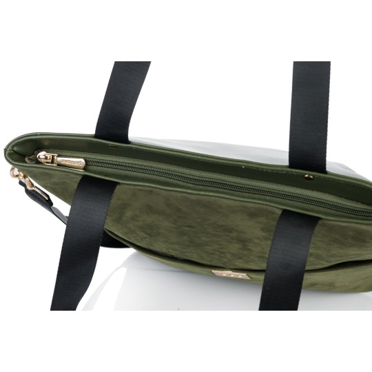 Praktyczna Torba Shopper Zamszowa MONNARI