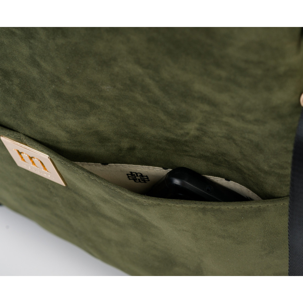 Praktyczna Torba Shopper Zamszowa MONNARI