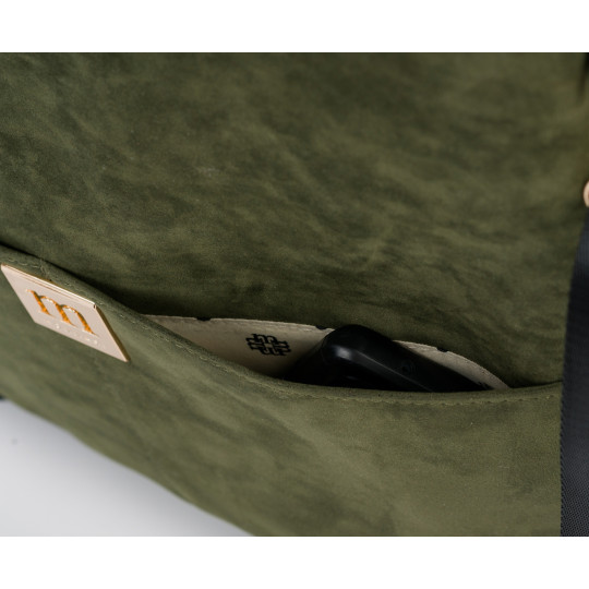 Praktyczna Torba Shopper Zamszowa MONNARI