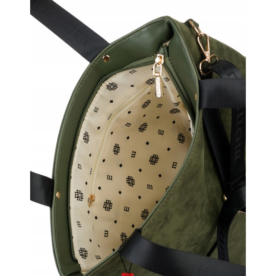 Praktyczna Torba Shopper Zamszowa MONNARI