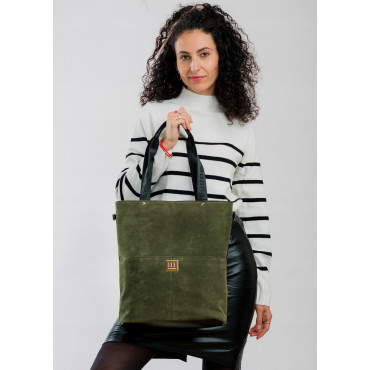 Praktyczna Torba Shopper Zamszowa MONNARI 2