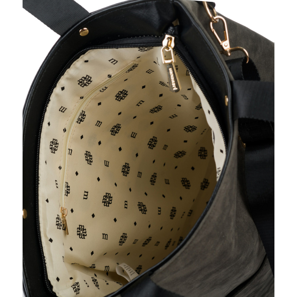 Praktyczna Torba Shopper Zamszowa MONNARI