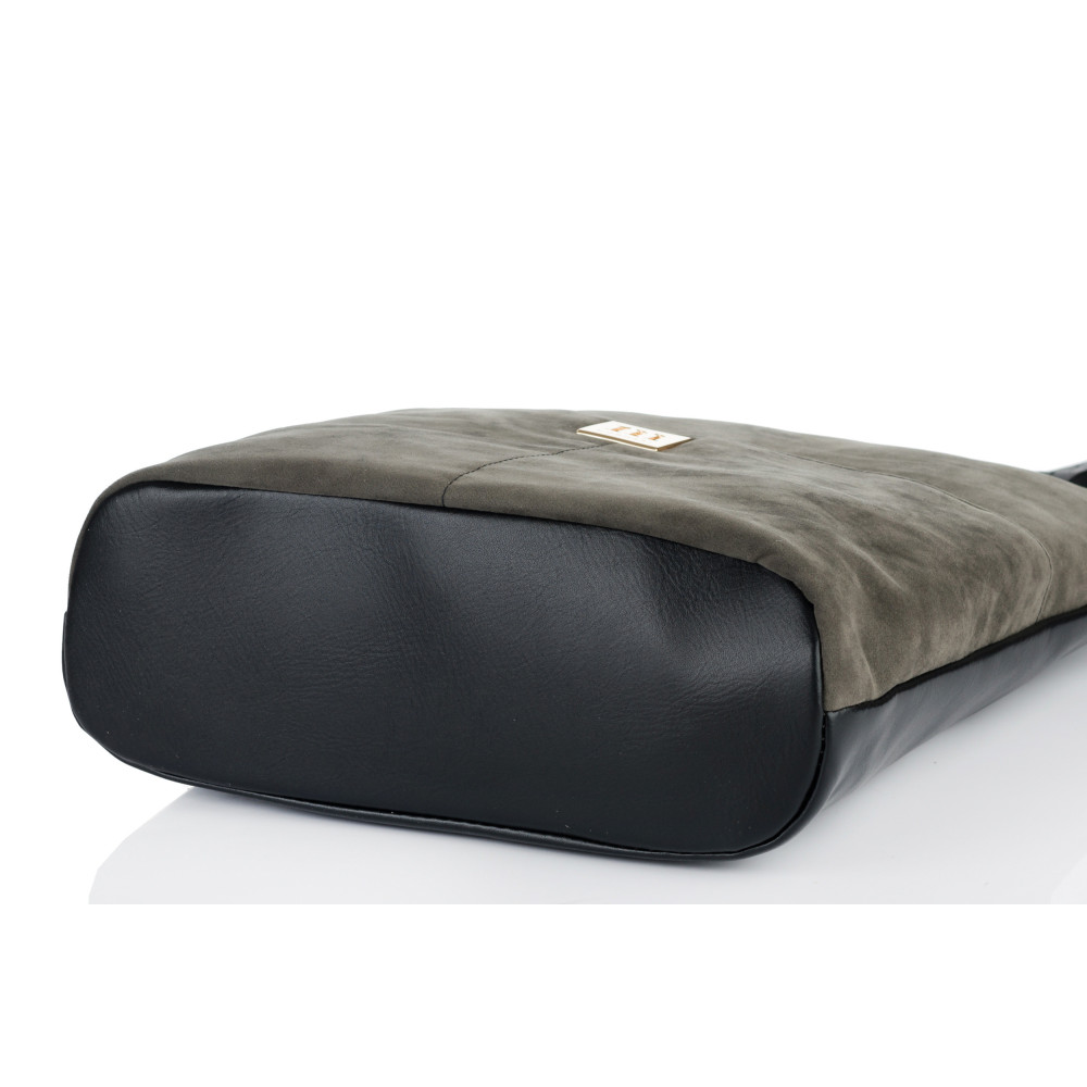 Praktyczna Torba Shopper Zamszowa MONNARI