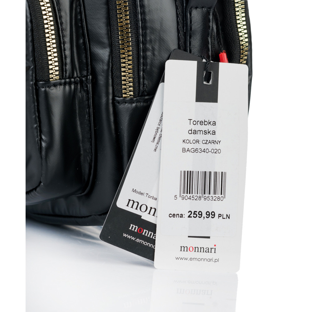 Pojemna Listonoszka Kuferek dwukomorowa MONNARI