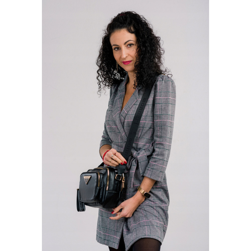 Pojemna Listonoszka Kuferek dwukomorowa MONNARI