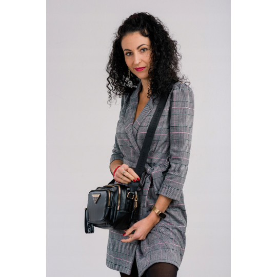 Pojemna Listonoszka Kuferek dwukomorowa MONNARI