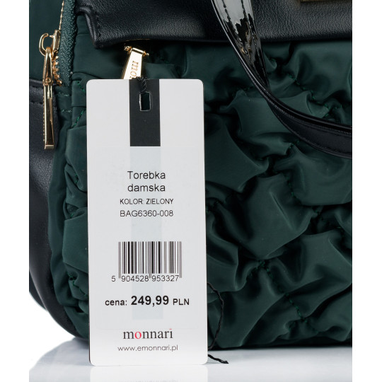 3 Komorowa Torebka damski Kuferek MONNARI
