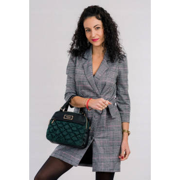 3 Komorowa Torebka damski Kuferek MONNARI 2