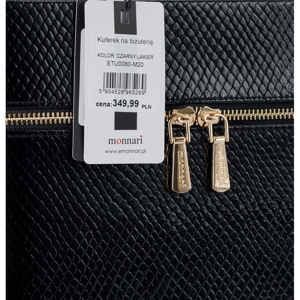 Duży elegancki kuferek na biżuterię/ kosmetyki MONNARI