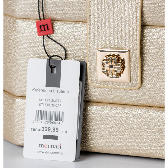 Duży elegancki kuferek na biżuterię MONNARI