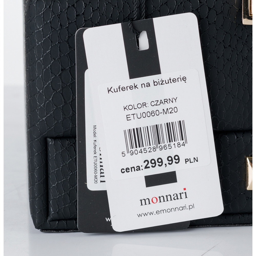 Połyskujący kuferek damski na biżuterię MONNARI