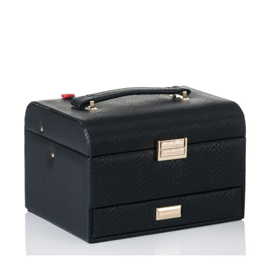 Połyskujący kuferek damski na biżuterię MONNARI