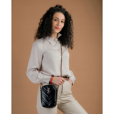 Mała torba na telefon z pikowaniem FEMESTAGE 2