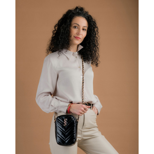 Mała torba na telefon z pikowaniem FEMESTAGE