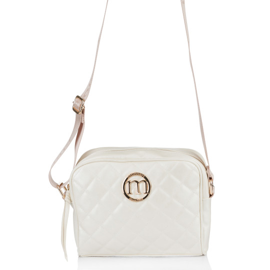Perłowa Listonoszka damska  crossbody Monnari