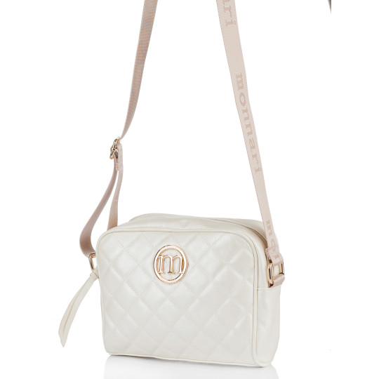 Perłowa Listonoszka damska  crossbody Monnari