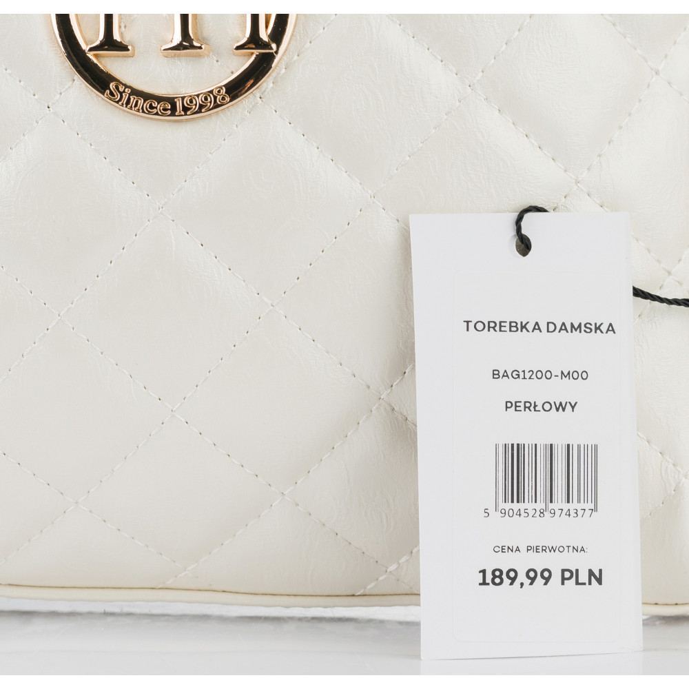 Perłowa Listonoszka damska  crossbody Monnari