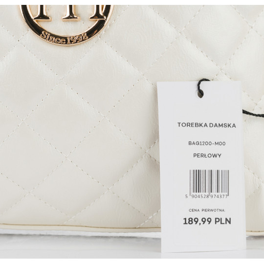 Perłowa Listonoszka damska  crossbody Monnari