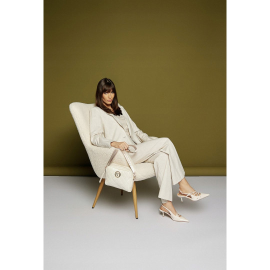 Perłowa Listonoszka damska  crossbody Monnari