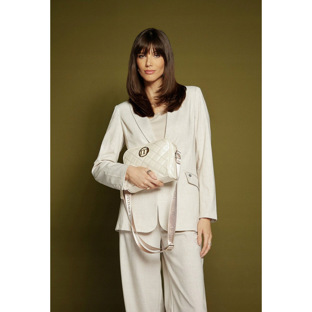 Perłowa Listonoszka damska  crossbody Monnari