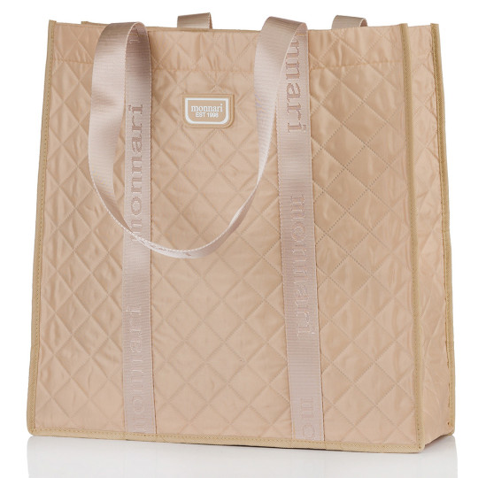 Beżowa SHOPPERKA  DUŻA TORBA  ZAKUPOWA MONNARI