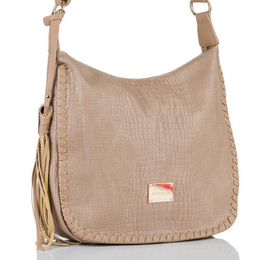 Beżowa Torba damska z kolekcji Premium MONNARI