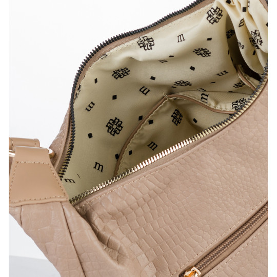 Beżowa Torba damska z kolekcji Premium MONNARI