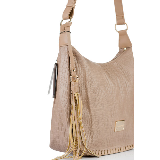 Beżowa Torba damska z kolekcji Premium MONNARI