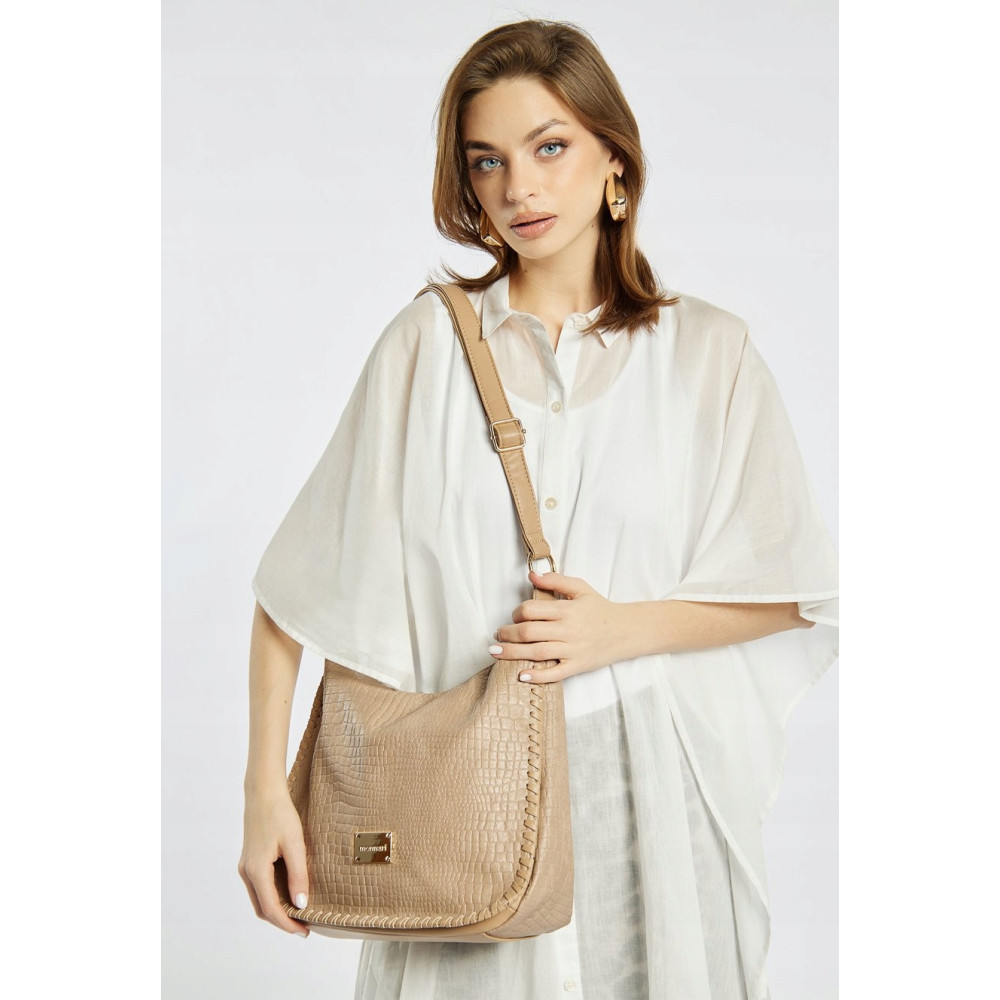 Beżowa Torba damska z kolekcji Premium MONNARI